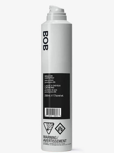 HOLD ON hair spray