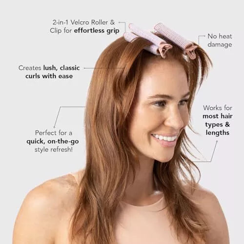 Volumizing Roller Clips by Kitsch (2 pack)