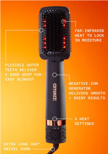 Double Agent 2 in 1 Blow Dryer + Straightening Brush